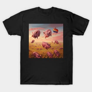 Pigs can Fly . T-Shirt